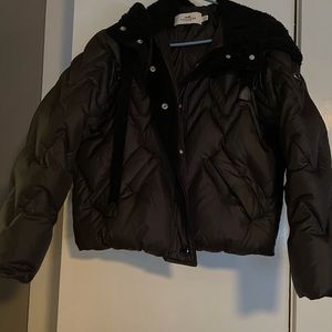 Coach winter puff jacket with hood.Worn only twice
